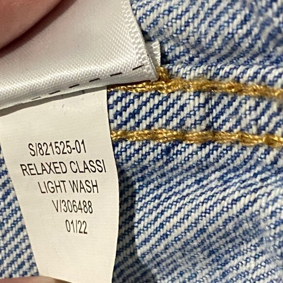 Old Navy Distressed Womens Jean jacket L Denim Trucker Western Country Festival - Picture 6 of 6